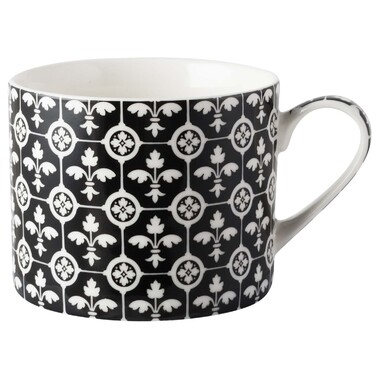 Чашка для чаю CreativeTops Encaustic Tiles 'FLEUR DES LYS', фарфор, 450 мл