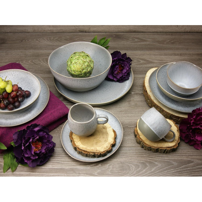 Набір посуду на 4 персони, 16 предметів, Loft Stone Creatable