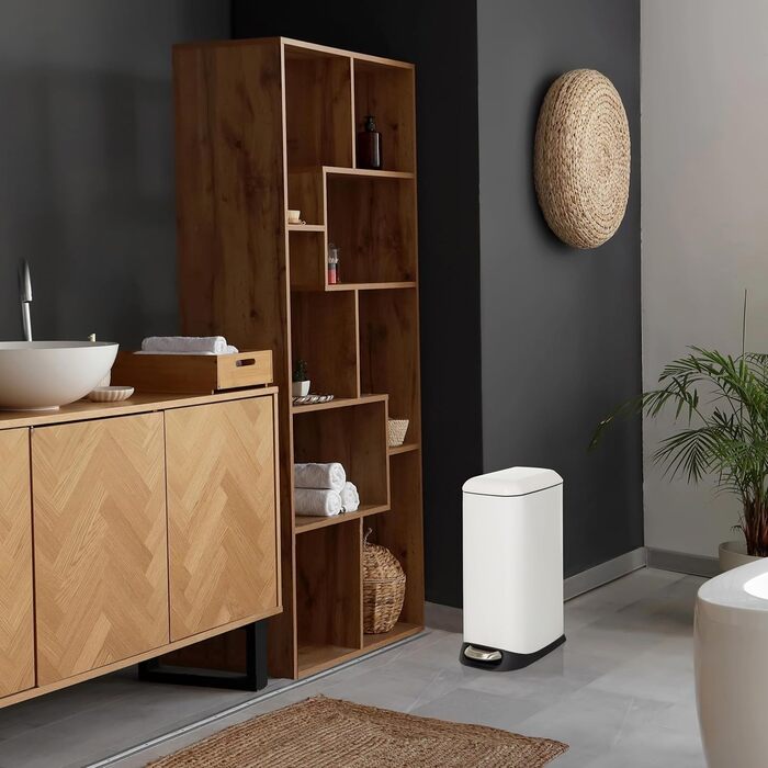 Сміттєвий бак з педаллю та кришкою 20 л hjh OFFICE