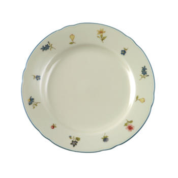 Тарілка пиріжкова 17 см Streublume blauer Rand Marie-Luise Seltmann
