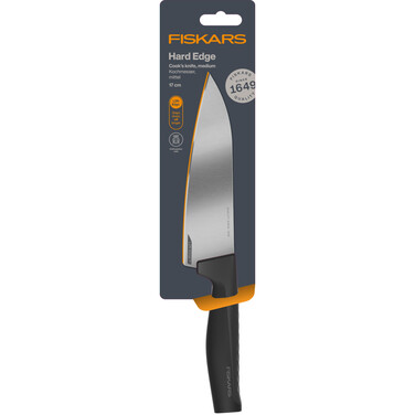 Нож для шеф-повара средний Fiskars Hard Edge 17 см (1051748)
