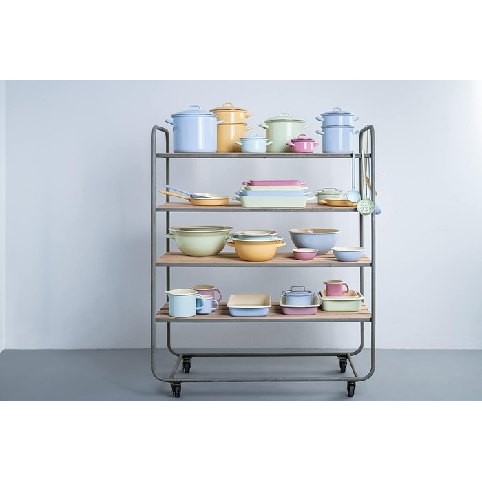 Кастрюля с хромированным ободком 24 см Riess