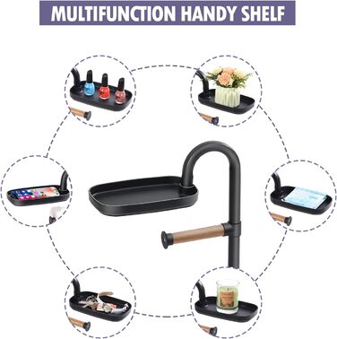 Держатель бумаги APEXCHASER,Держатель для туалетной бумаги,Отдельно стоящий держатель для туалетной бумаги,Держатель для туалетной бумаги с лотком без сверления,Деревянный держатель для туалетной бумаги,Сменный держатель рулона из нержавеющей стали для ту