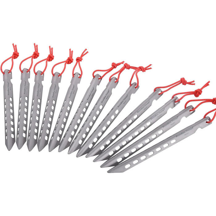 Титановые колышки для палаток 12 шт. Ti4008P iBasingo