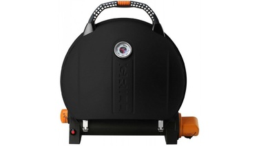 КОМПЛЕКТ Портативный переносной газовый гриль O-GRILL 900, черный+шланг в подарок! Код: 011682