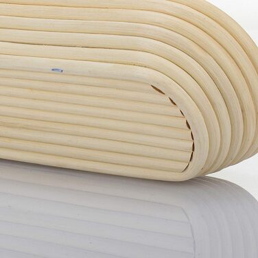 Кошик для вистоювання Westmark, для тіста для хліба вагою 1500-2000 г, овальний, довжина приблизно 40 см, ротангова тростина, світло-бежевий, 32022270 довжина одинарного 39,5 см