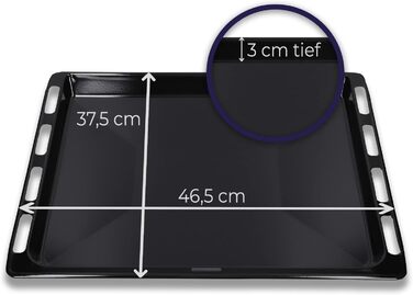 Деко емальоване 465 х 375 х 30 мм LUTH