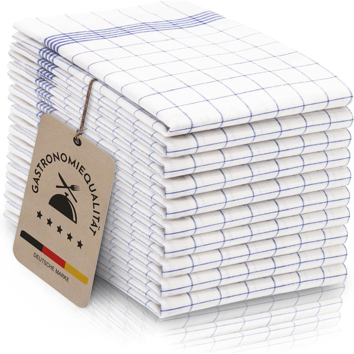 Набор кухонных полотенец из 10 предметов 50 x 70 см, синий ZOLLNER