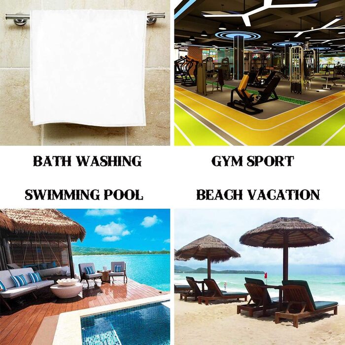 Полотенце многоцелевое 70 х 40 см Скелет Ouqiuwa