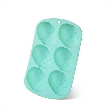 Форма для випічки Fissman 6 кексів пасхальне яйце 26x17x3,2 см (6702)