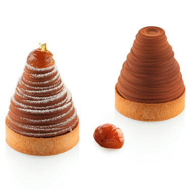 KIT TARTE RING ALBIA D70 MM Форма силіконова Ø65 h61 mm + 6 кілець (Ø70 h20 mm)