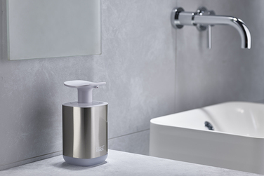 Диспенсер для мила, 7,5 х 15,9 х 7,5 см, металік Presto Steel Joseph Joseph