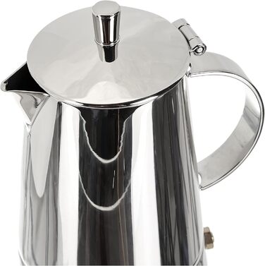 Кавоварка для еспресо Cilio 202113 Treviso 4 чашки, нержавіюча сталь, підходить для індукції