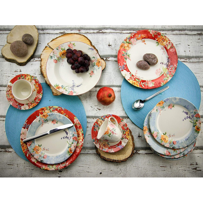 Набор посуды на 6 персон, 30 предметов, Crimson Creatable