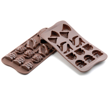 SCG14 Форма  силіконова для шоколаду 'мода' 41х30х12 мм