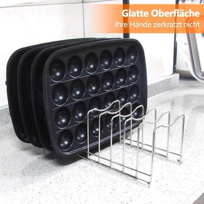 Подставки для посуды на 10 отделений 2 шт черный FLSEPAMB