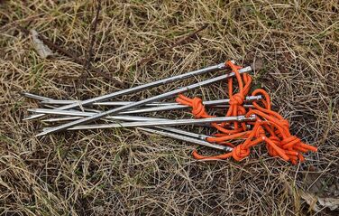 Титанові кілочки для намету довжиною 20 см 8 шт. Ti4006P iBasingo