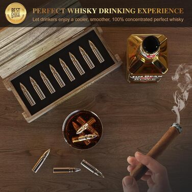 Кубики для віскі з нержавіючої сталі 8 шт SAICOOS