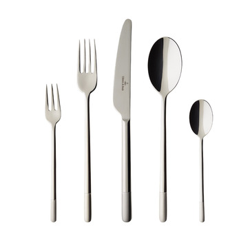 Набір столових приборів з сатинованим покриттям на 6 персон, 30 предметів Ella Villeroy & Boch