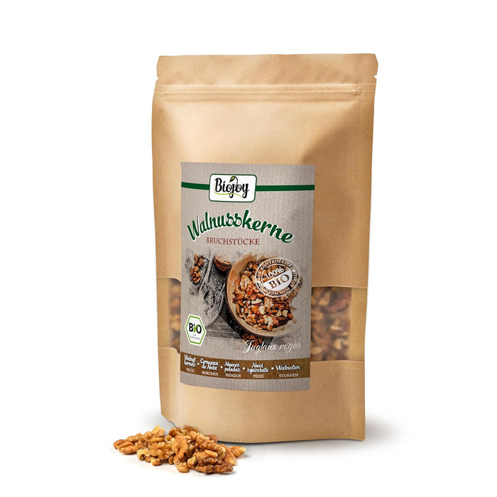 Ядра волоських горіхів очищені від шкаралупи 500 г Biojoy