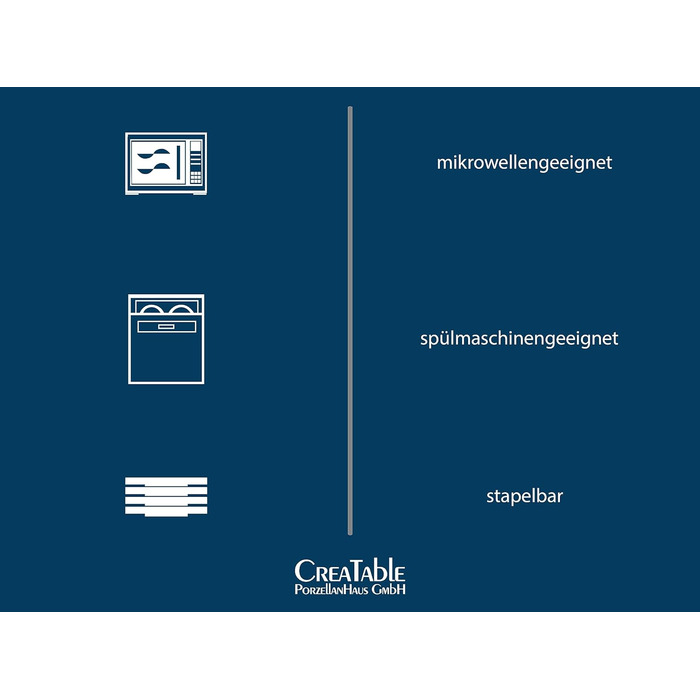 Набір посуду на 4 персони, 16 предметів, різнокольоровий Samoa Creatable