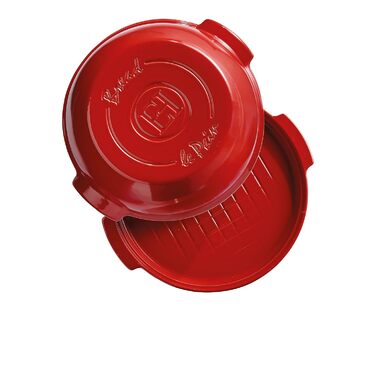 Форма для выпечки хлеба круглая 32,5 см, красная Emile Henry