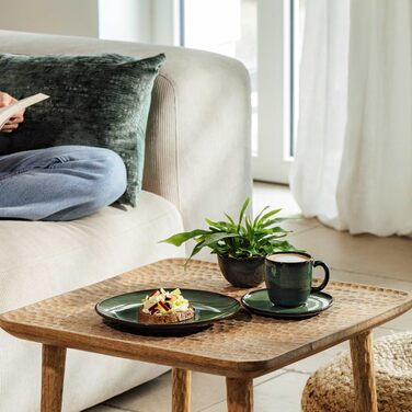 Кавове блюдце 15,2 x 15,2 см зелене Lave Villeroy & Boch