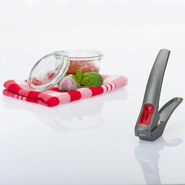 Прес для часнику Westmark - Premium Graphite Edition - з очисним елементом - не потребує очищення - для часнику, імбиру та інших - менше зусиль Josie Graphite-edition