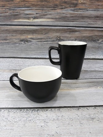 Чашка 175 мл, черная матовая, Color Tea, GenWare