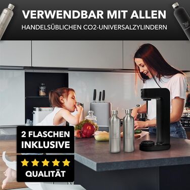 Набір для газування води, 3 предмети Infinity Luckymoose