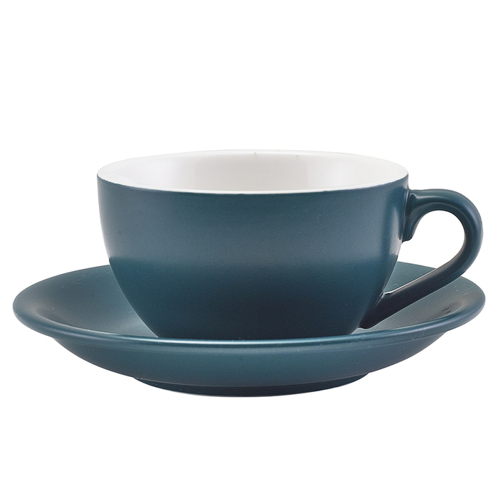 Блюдце 13.5 см, сине-зеленое матовое, Matt Teal, Color Tea, GenWare