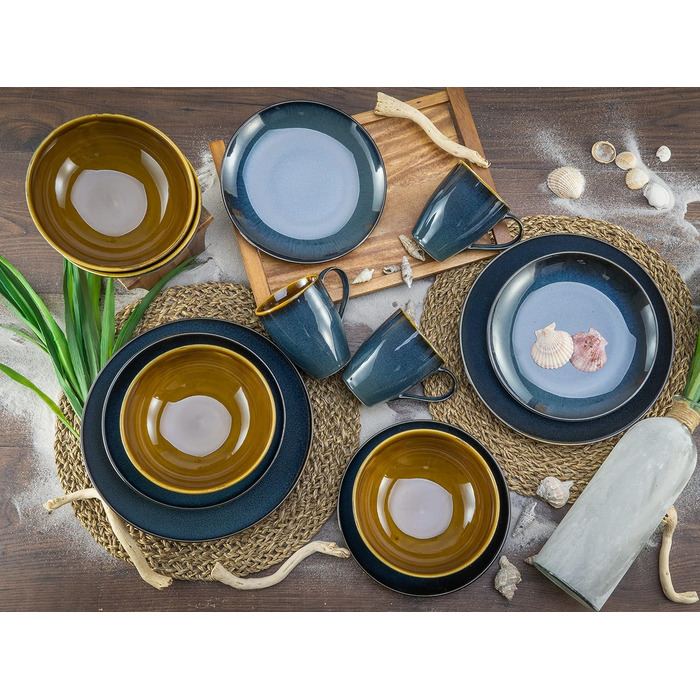 Набор посуды на 4 персоны, 16 предметов, Mallorca Creatable