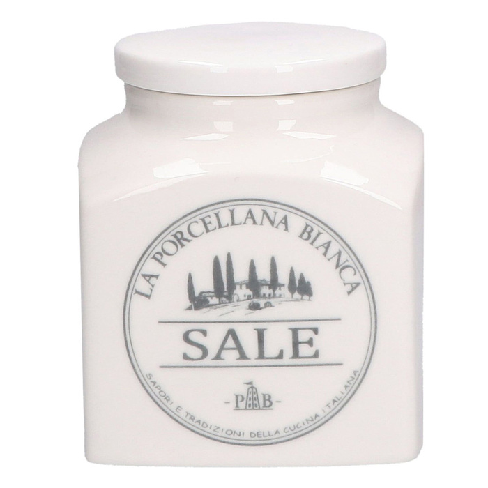 Банка для соли фарфора 1,1л La Porcellana Bianca