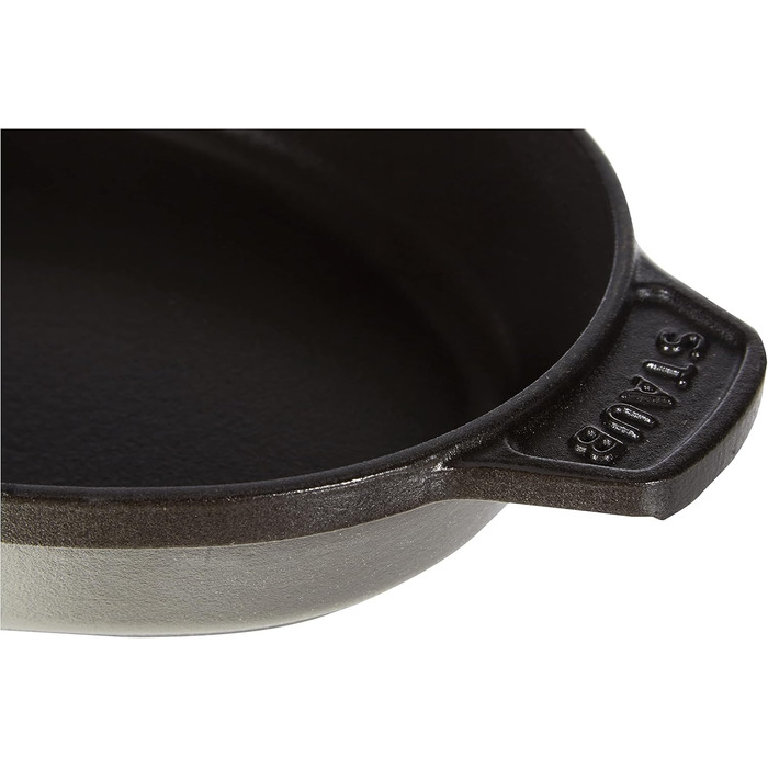 Чавунна жаровня овальна 23 см, чорна STAUB