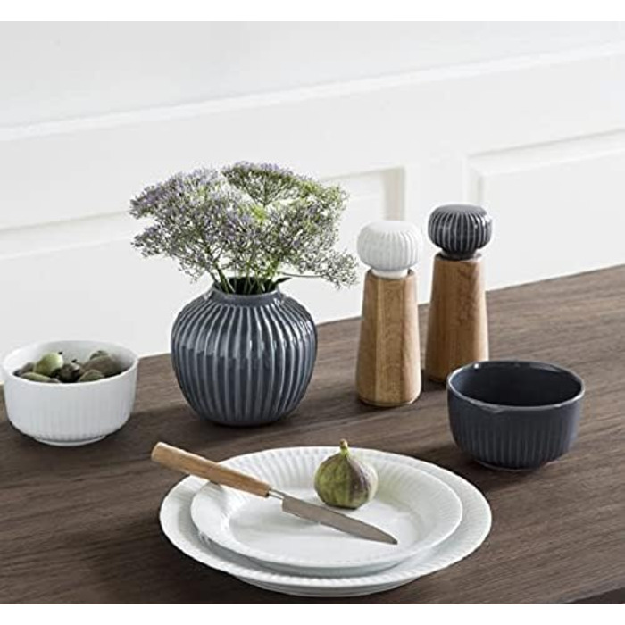 Млинок для спецій Khler Hammershøi - зручний млинок для спецій данського дизайну (білий, H14 см, одинарний)