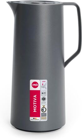 Термоглечик 1 л, антрацит Motiva Emsa