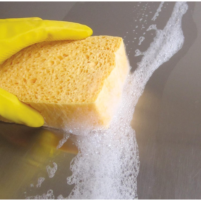 Набір губок для миття 10 шт. 13,5 x 9 x 3,7 см жовтий Spontex