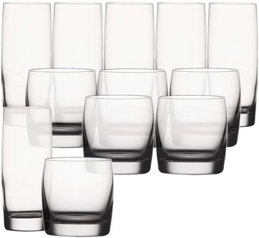 Графин Spiegelau & Nachtmann, скляний, прозорий (набір кухлів, 12 шт.)