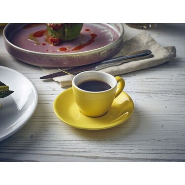 Чашка 90 мл, жовта, Color Tea, GenWare