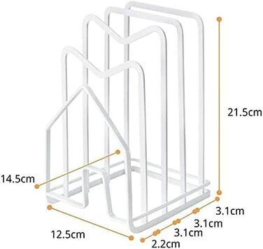 Металлическая стойка для разделочной доски 12,5 x 14,5 x 21,5 см LINFIDITE