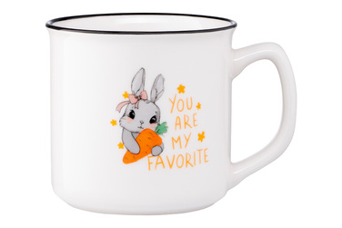 ARDESTO Cute чашка для кролика, 320 мл, фарфор
