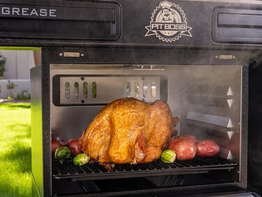 Комбинированный гриль Pit Boss Memphis Ultimate 2.0 Combo угольно-газовый с коптильной камерой 11064 Код: 012901