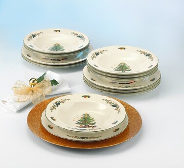 Набір тарілок 12 предметів Weihnachten Marie-Luise Seltmann
