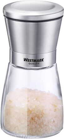 Дисплей Westmark, Вміст 6 дозаторів, Ємність 190 мл кожен, Скло/Нержавіюча сталь/Пластик, Прозорий/Чорний/Сріблястий, 63592611 (млин для спецій, , нержавіюча сталь)