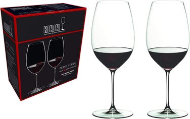 Набор бокалов для красного вина из 2 предметов, хрустальный бокал (Новый Свет, Шираз), 6449/07 Riedel Veritas Old World Pinot Noir