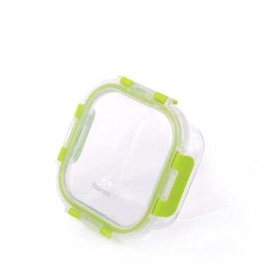 Контейнер з кришкою Fissman 13x13х5 см / 470 мл (6490)