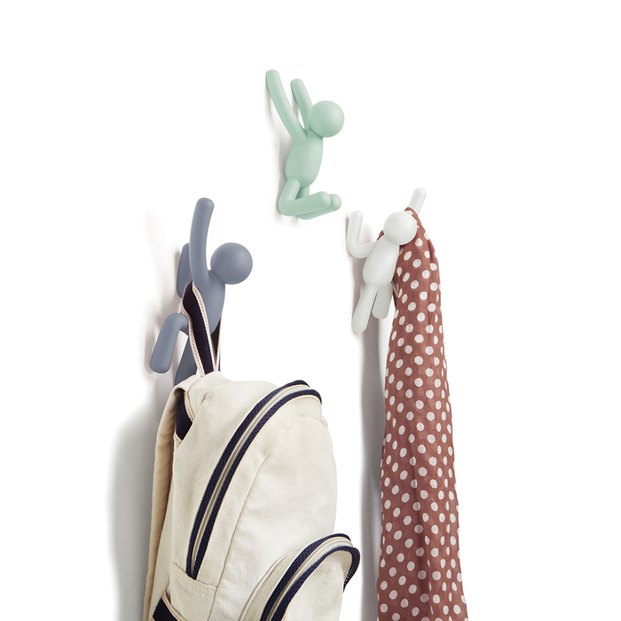 Вішалки-гачки (3 шт) 8,5х18х6,5 см мульти Buddy Umbra