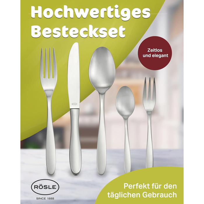 Набір столових приборів на 12 осіб 60 предмети Rosle