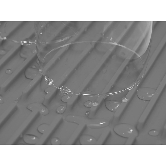 Підставка для посуду 43,5 х 1 х 31,5 см сіра Flume Folding Draining Mat Joseph Joseph