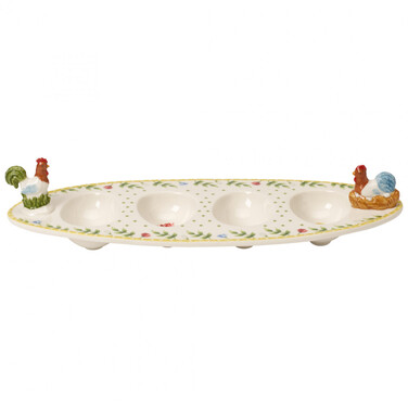 Підставка-тарілка для яєць 31 х 12 см Півень і курка Spring Awakening Villeroy & Boch